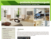 Tablet Screenshot of products.homedecorguild.com